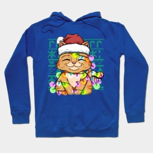 kitty fun christmas Hoodie